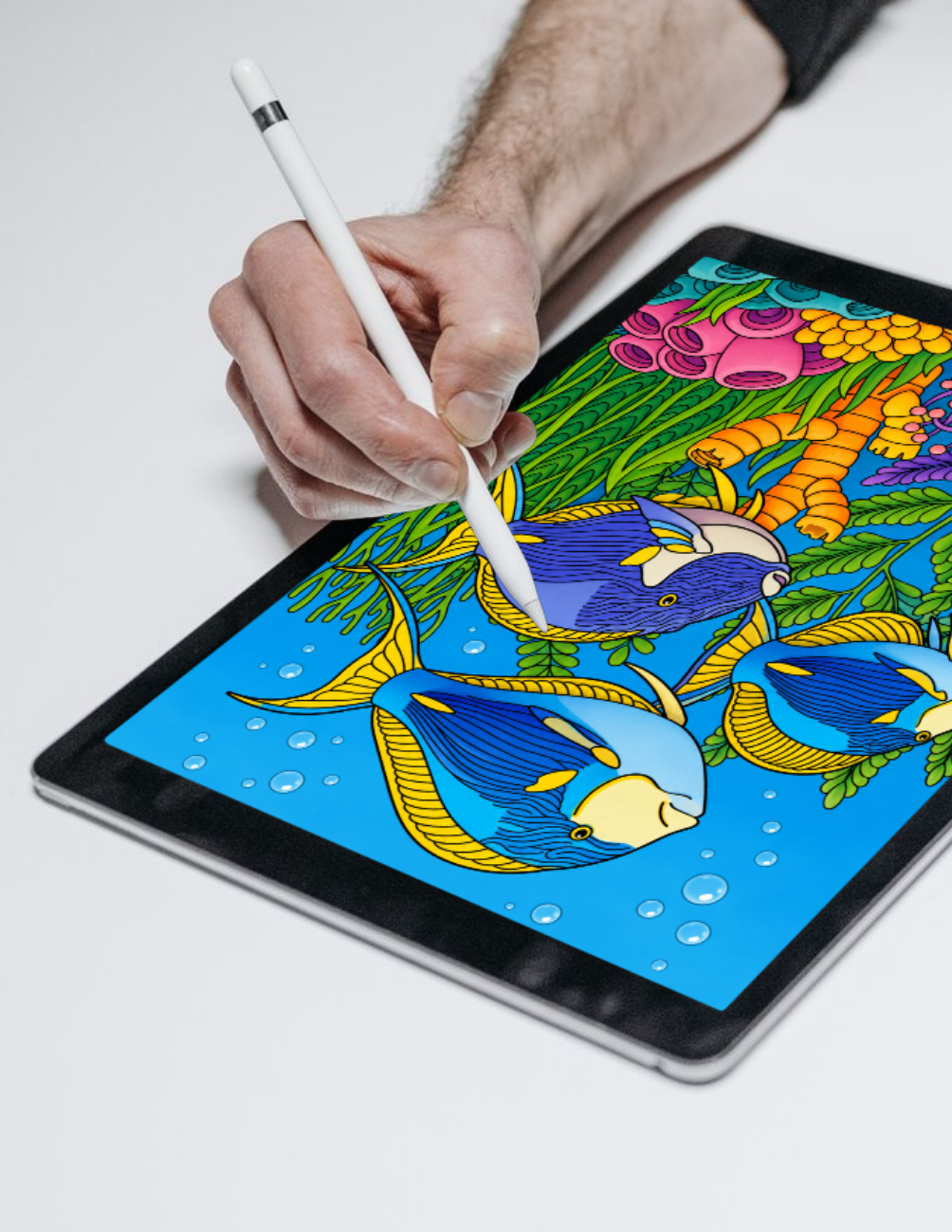 Ocean Paradise Coloring Book Vol. 5 Digital Download PDF | 39 Pages Sea Life Adult Coloring Book