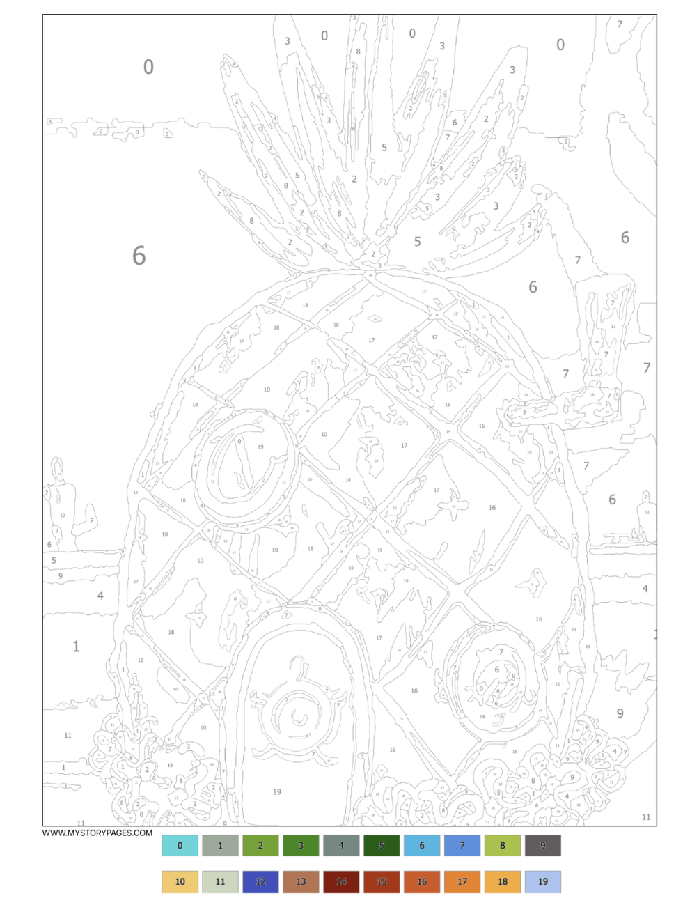 Favorite Cartoon Mystery Coloring Book Vol. 4 (Digital Download)