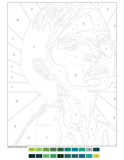 Neon Mystery Coloring Book (Digital Download)