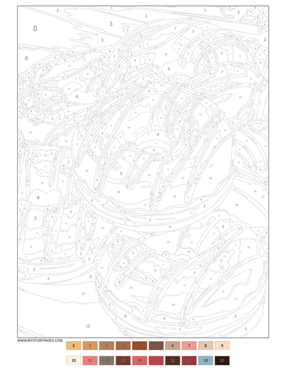 Summer Sweets Mystery Coloring Book (Digital Download)