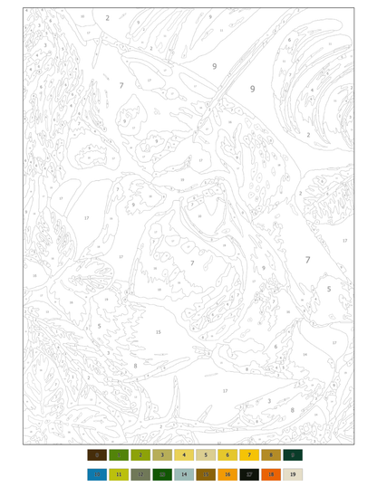 Adorable Panda Mystery Coloring Book (Digital Download) | Cute Animal Color by Number PDF for iPad & Print