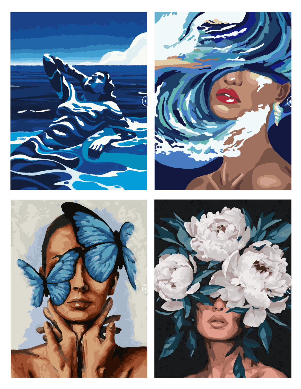 Feminine Dreams Mystery Coloring (Digital Download) – Color by Numbers | Printable & Tablet