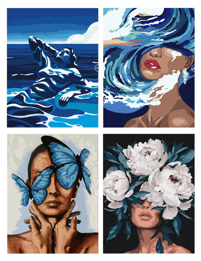 Feminine Dreams Mystery Coloring (Digital Download) – Color by Numbers | Printable & Tablet