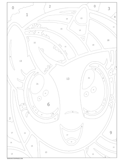 Favorite Cartoon Mystery Color By Number Book Vol. 11 (Digital Download)