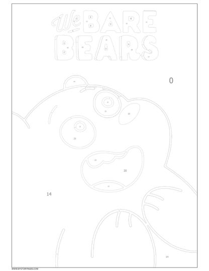 Favorite Cartoon Mystery Color By Number Book Vol. 8 (Digital Download)