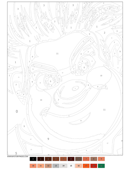 Favorite Cartoon Mystery Color By Number Book Vol. 6 (Digital Download)