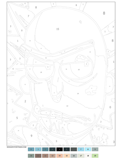 Favorite Cartoon Mystery Coloring Book Vol. 5 (Digital Download)