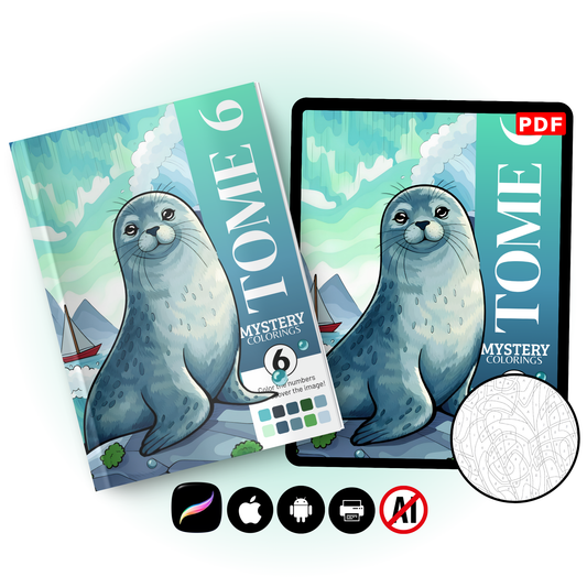 Mystery Coloring Book Tome 6 (Digital Download)