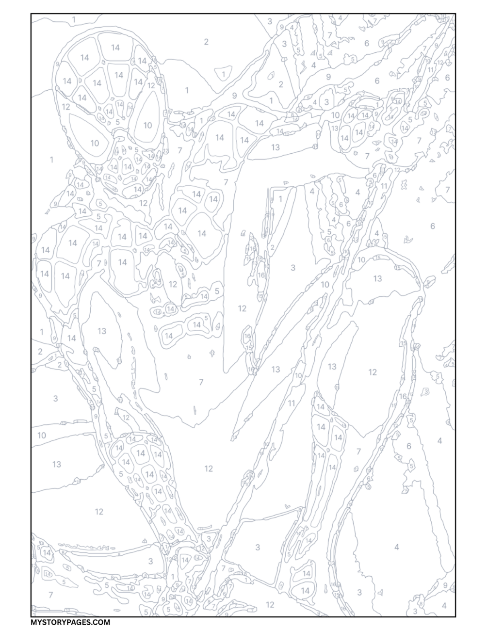 Favorite Movie Mystery Coloring Book Vol. 1 (Digital Download)