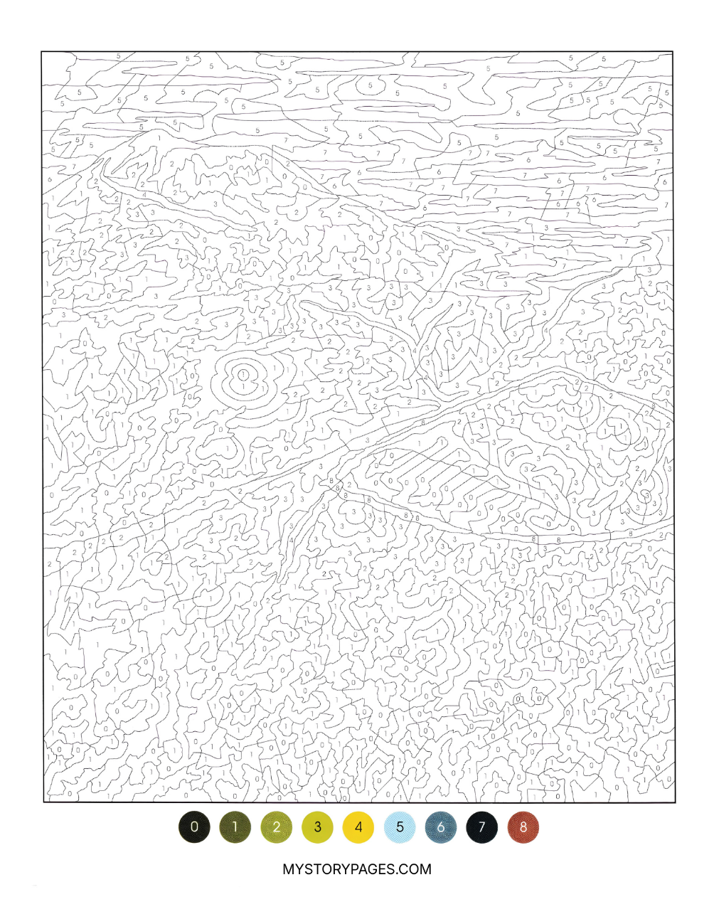 Mystery Coloring Book Tome 6 (Digital Download)