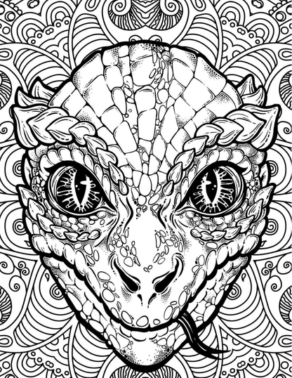 Jurassic Worlds Coloring Book Vol. 2 Digital Download PDF | 39 Pages Adult Dinosaur Coloring Book
