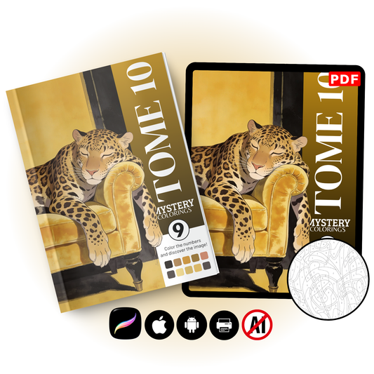 Mystery Coloring Book Tome 10 (Digital Download)