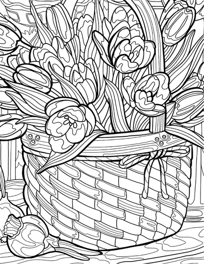 Blooming Botanicals Coloring Book Vol. 7 (Digital Download)