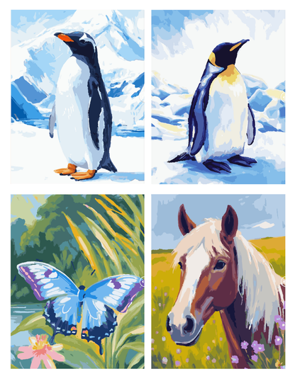 Animals Mystery Coloring (Digital Download) – Color by Numbers | Printable & Tablet