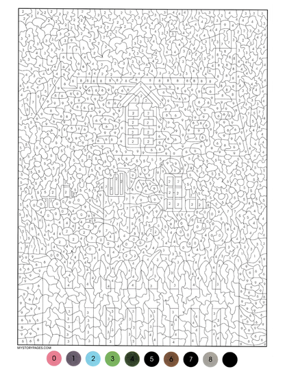 Mystery Coloring Book Tome 9 (Digital Download)