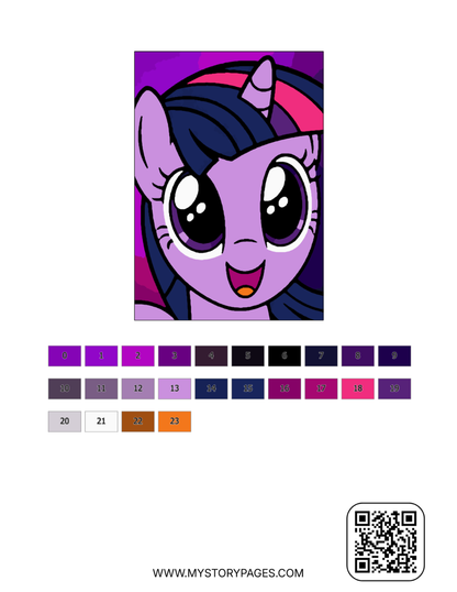 Favorite Cartoon Mystery Color By Number Book Vol. 11 (Digital Download)