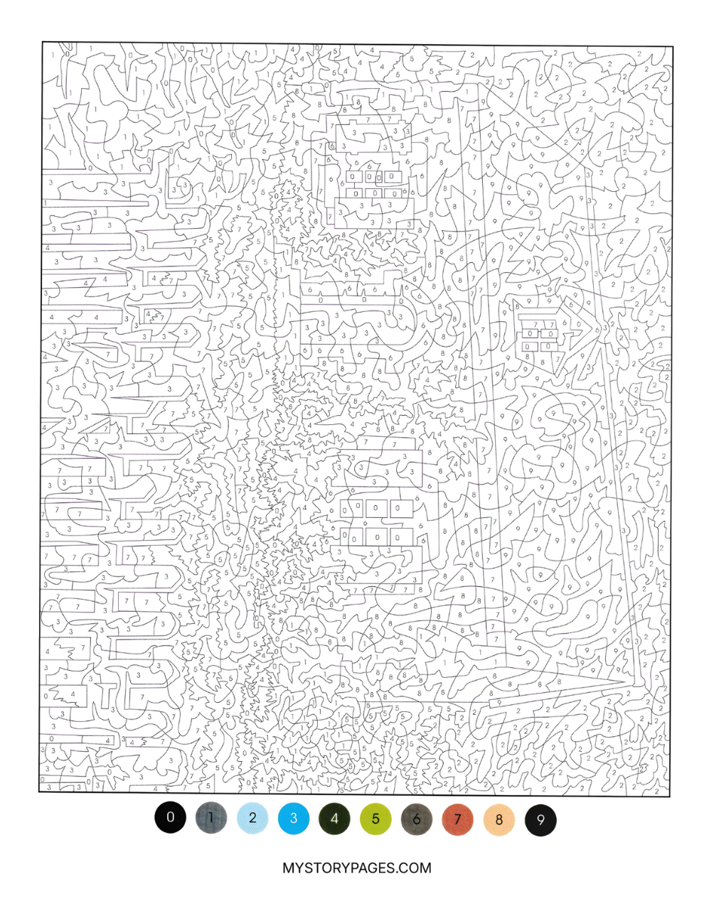 Mystery Coloring Book Tome 6 (Digital Download)