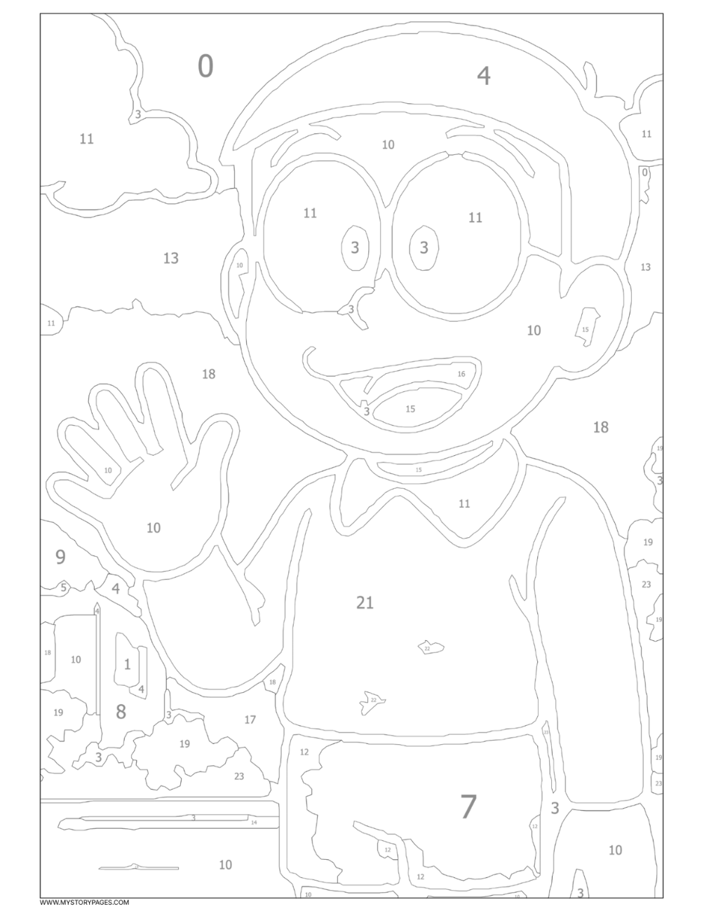 Favorite Anime Mystery Coloring Book Vol. 4 (Digital Download)