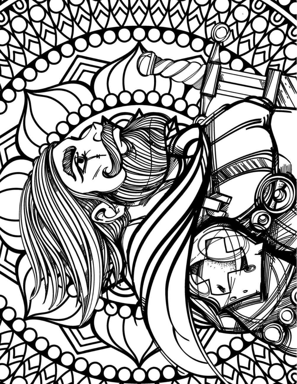 Warriors Kingdom Coloring Book Vol. 4 Digital Download PDF | 39 Pages Medieval Fantasy Adult Coloring Book