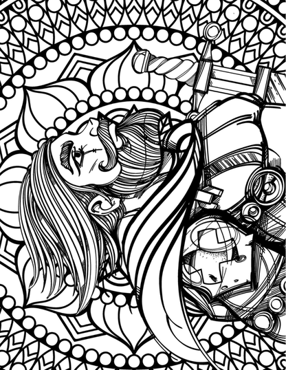 Warriors Kingdom Coloring Book Vol. 4 Digital Download PDF | 39 Pages Medieval Fantasy Adult Coloring Book
