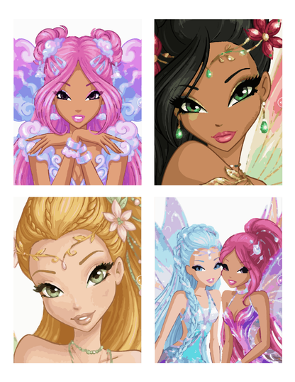 Fantasy Fairy Mystery Coloring (Digital Download) – Color by Numbers | Printable & Tablet
