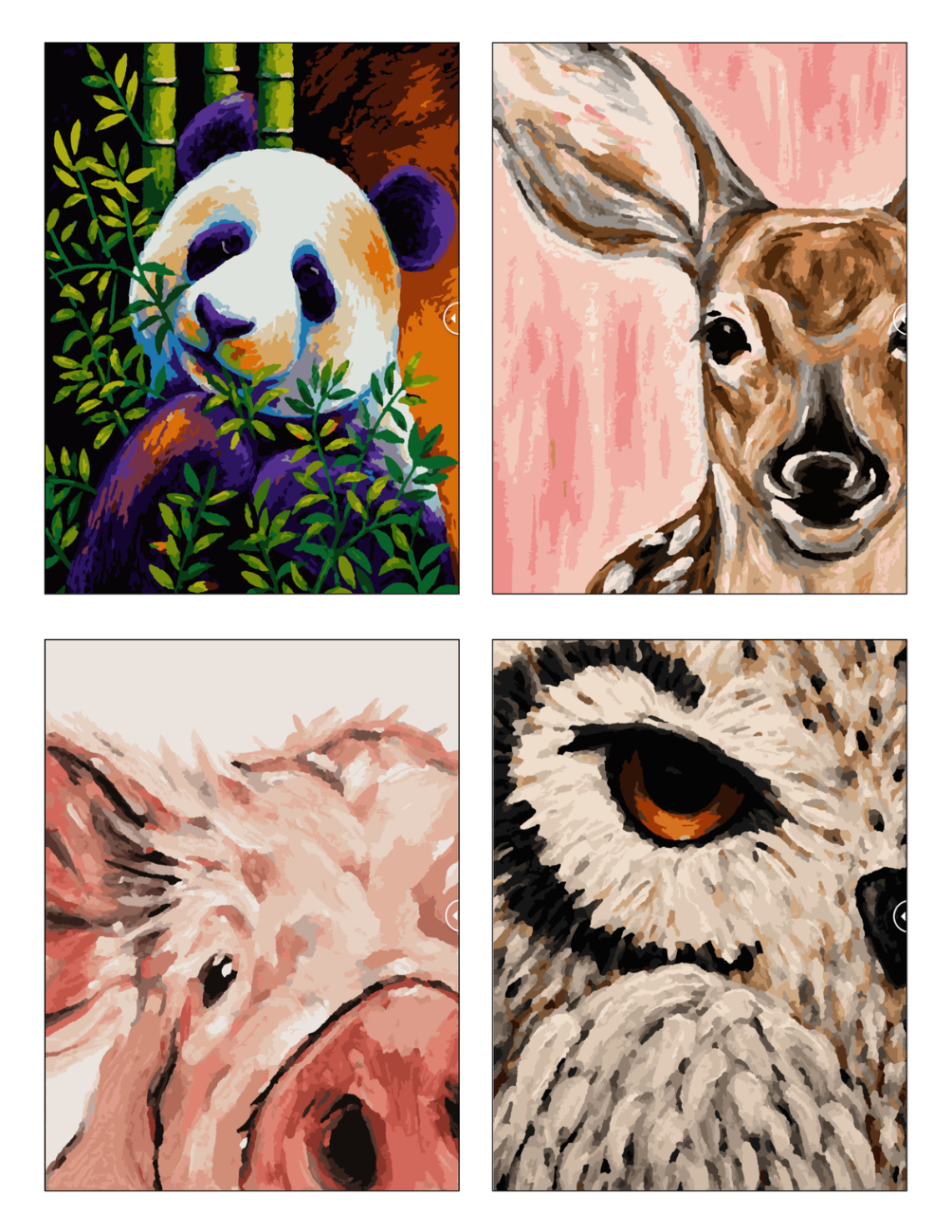 Adorable Panda Mystery Coloring Book (Digital Download) | Cute Animal Color by Number PDF for iPad & Print