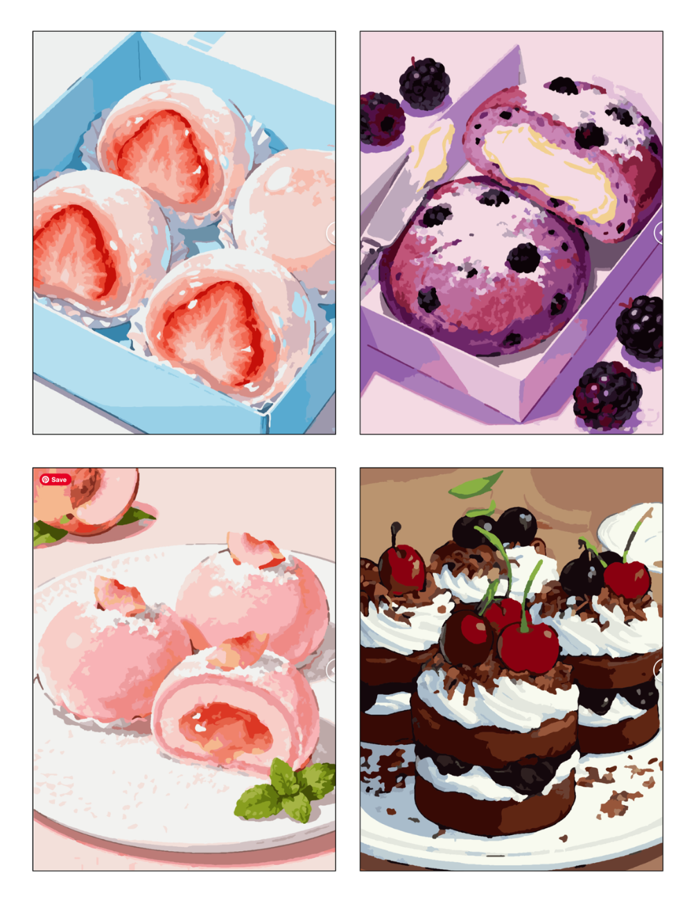 Summer Sweets Mystery Coloring Book (Digital Download)