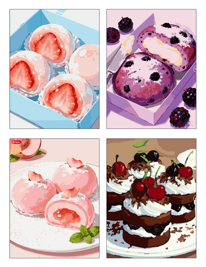 Summer Sweets Mystery Coloring Book (Digital Download)