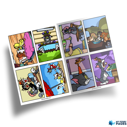 Favorite Cartoon Mystery Color By Number Book Vol. 13 (Digital Download)
