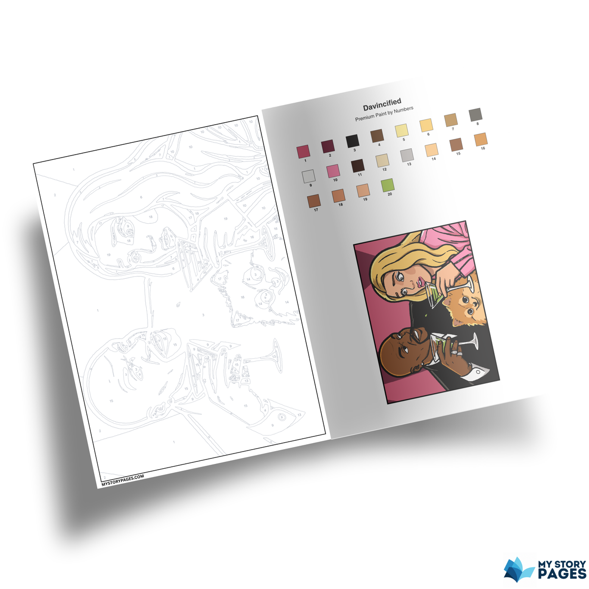 Favorite Movie Mystery Coloring Book Vol. 3 (Digital Download)