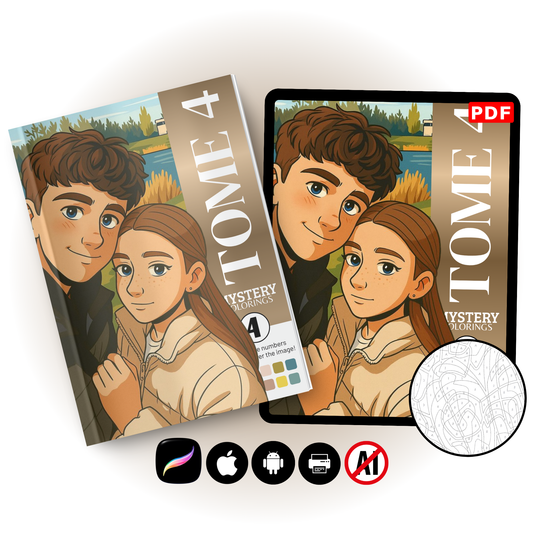 Mystery Coloring Book Tome 4 (Digital Download)