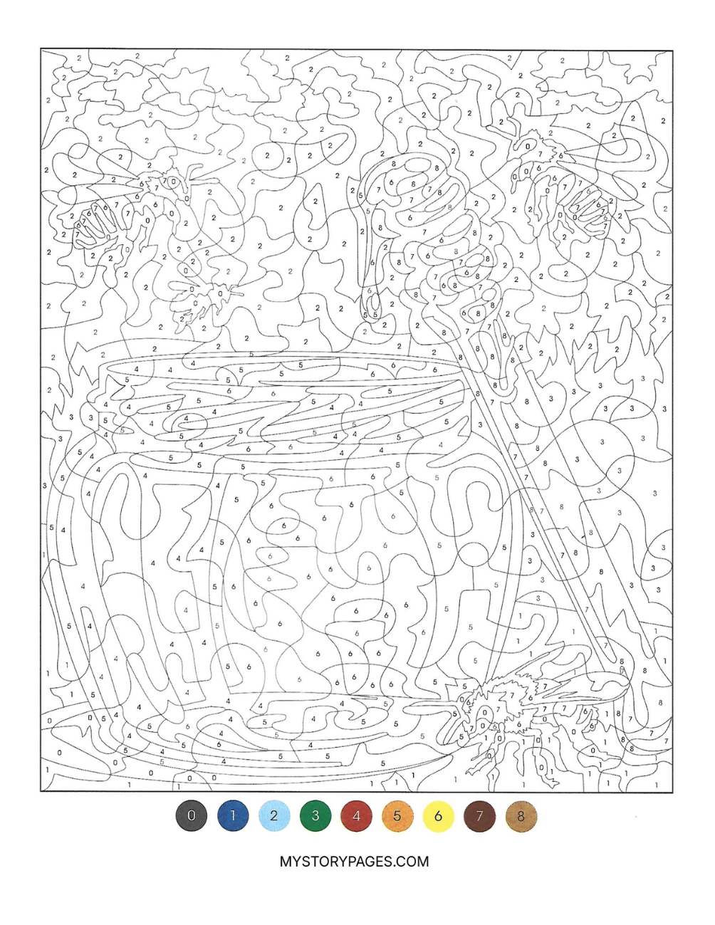 Mystery Coloring Book Tome 8 (Digital Download)