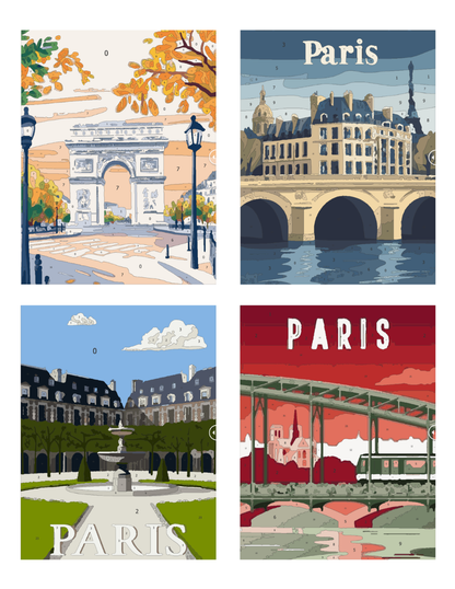 France Mystery Coloring (Digital Download) – Color by Numbers | Printable & Tablet