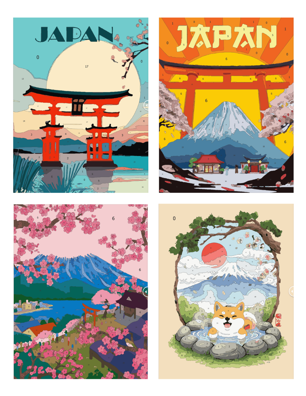 Japan Mystery Coloring Book (Digital Download)