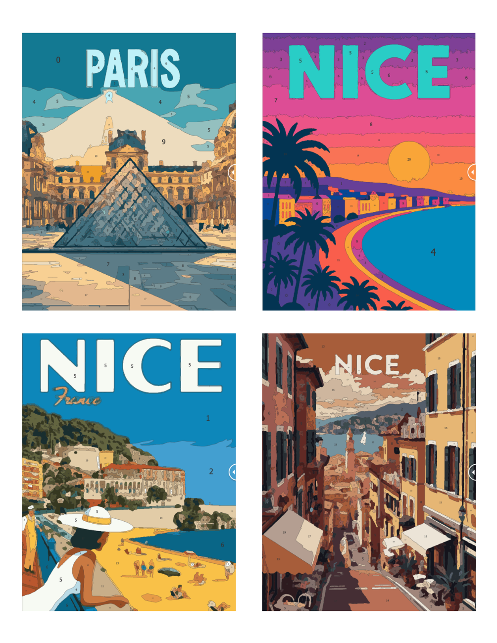 France Mystery Coloring (Digital Download) – Color by Numbers | Printable & Tablet