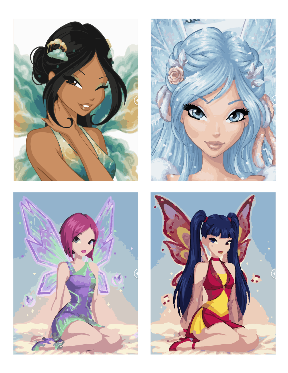 Fantasy Fairy Mystery Coloring (Digital Download) – Color by Numbers | Printable & Tablet