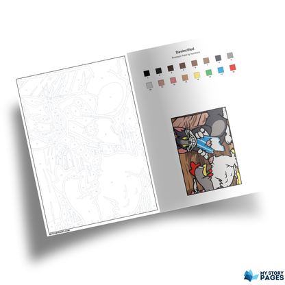 Favorite Cartoon Mystery Color By Number Book Vol. 13 (Digital Download)