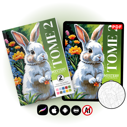 Mystery Coloring Book Tome 2 (Digital Download)