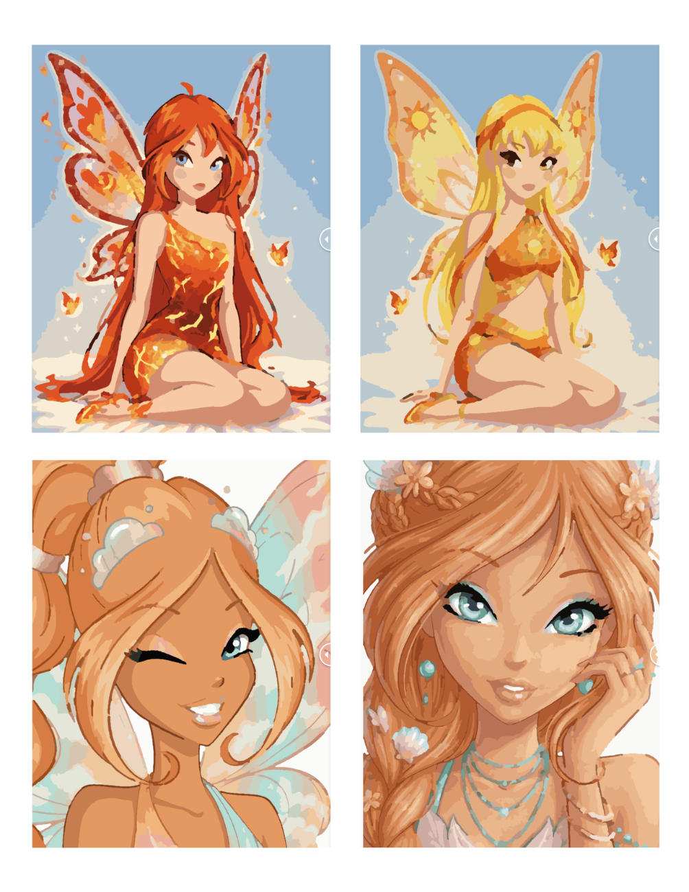 Fantasy Fairy Mystery Coloring (Digital Download) – Color by Numbers | Printable & Tablet