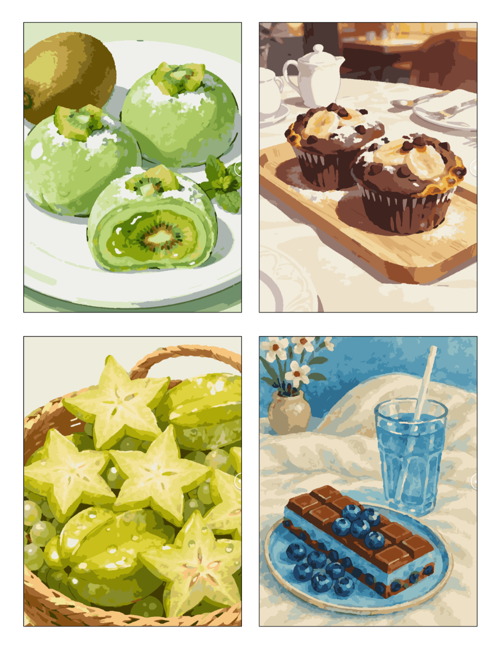 Summer Sweets Mystery Coloring Book (Digital Download)