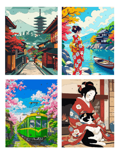 Japan Mystery Coloring Book (Digital Download)