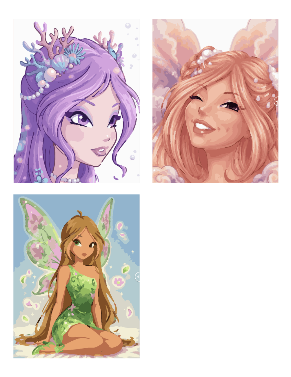 Fantasy Fairy Mystery Coloring (Digital Download) – Color by Numbers | Printable & Tablet