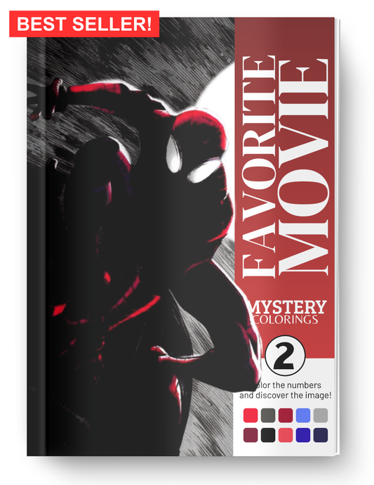 Favorite Movie Mystery Coloring Book Vol. 1 (Digital Download)