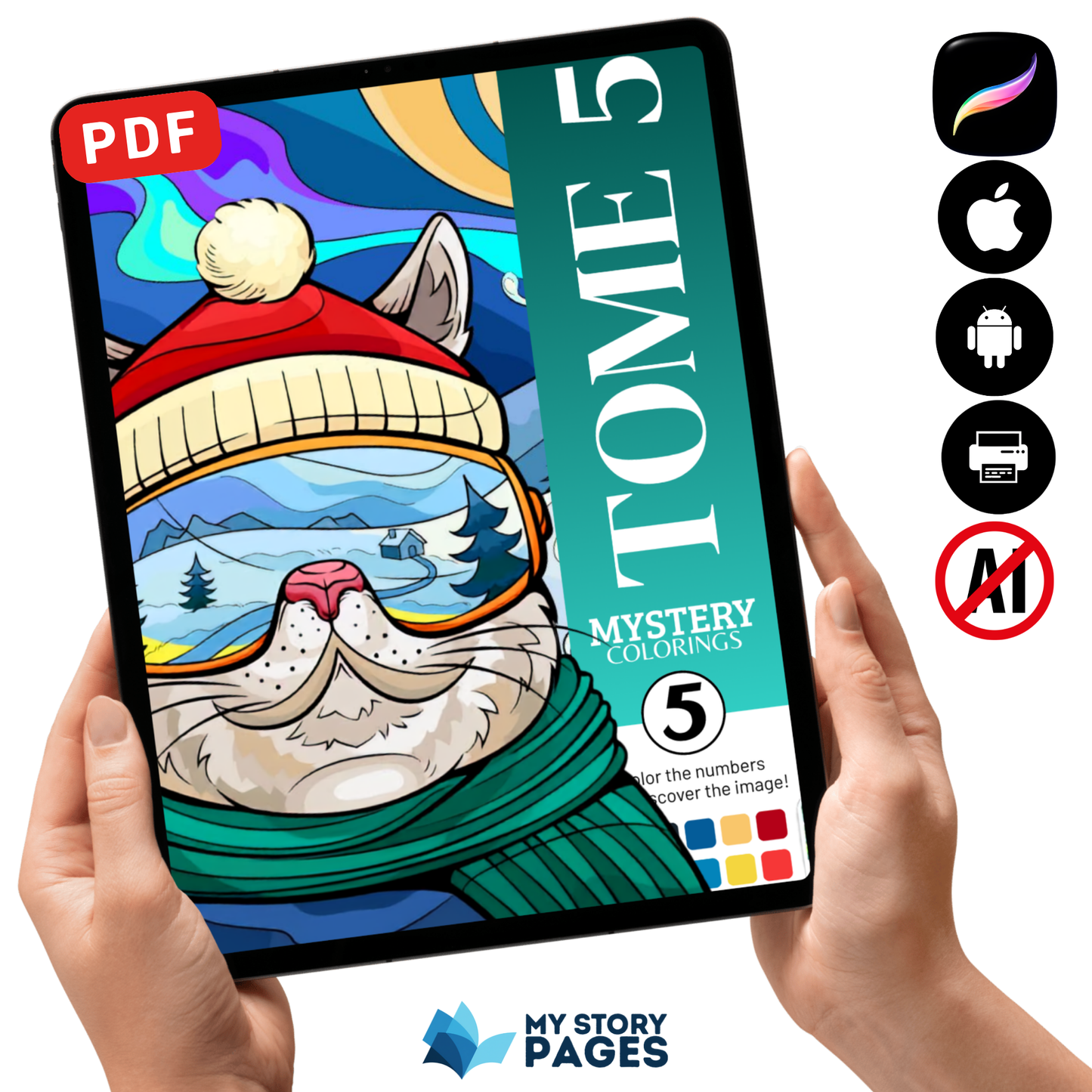 Mystery Coloring Book Tome 5 (Digital Download)