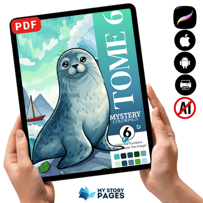 Mystery Coloring Book Tome 6 (Digital Download)